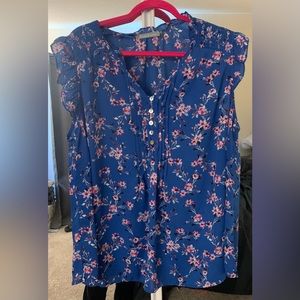 Daniel Rainn Liona Flutter Detail Blouse 2x